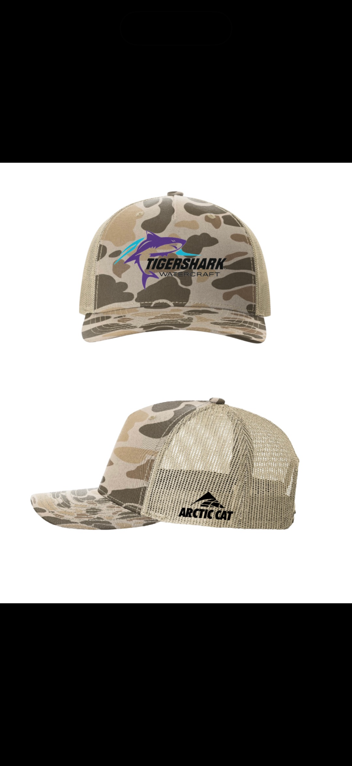 Camo Tigershark Snapback